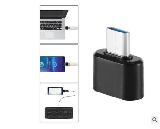 JC Mini USB OTG Adapter Android Micro USB / Type-C to USB Converter for phones PC computers
