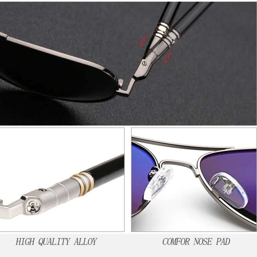 JC Men Sunglasses Men Fashion Classic Version drivers Metal Sun glasses Men Fashion