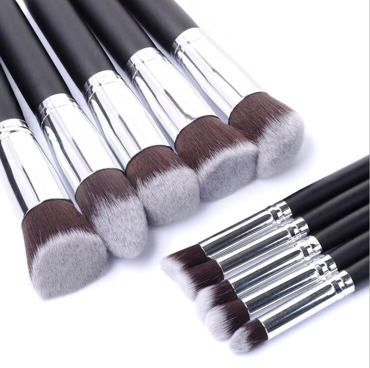 JC women extr large 10pcs brushes set Makeups bag kit Brushes Powder/EyeShadow Makeup brushes kit set Beauty Set