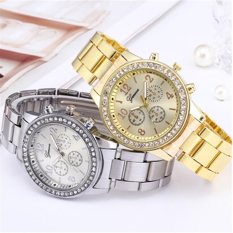 JC Geneva Women Watches For Lady Wrist Watch Ladies Watches Luxury Quartz Stainless Steel Band Casual Fashion