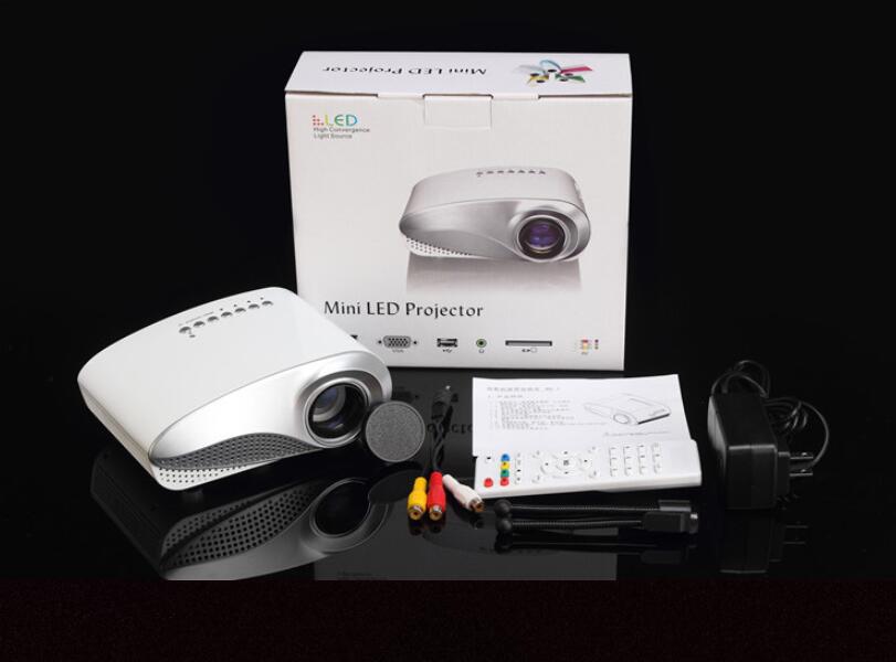 NEW mini projector Rd802 home led portable mini HD home theater projector supports 1080p