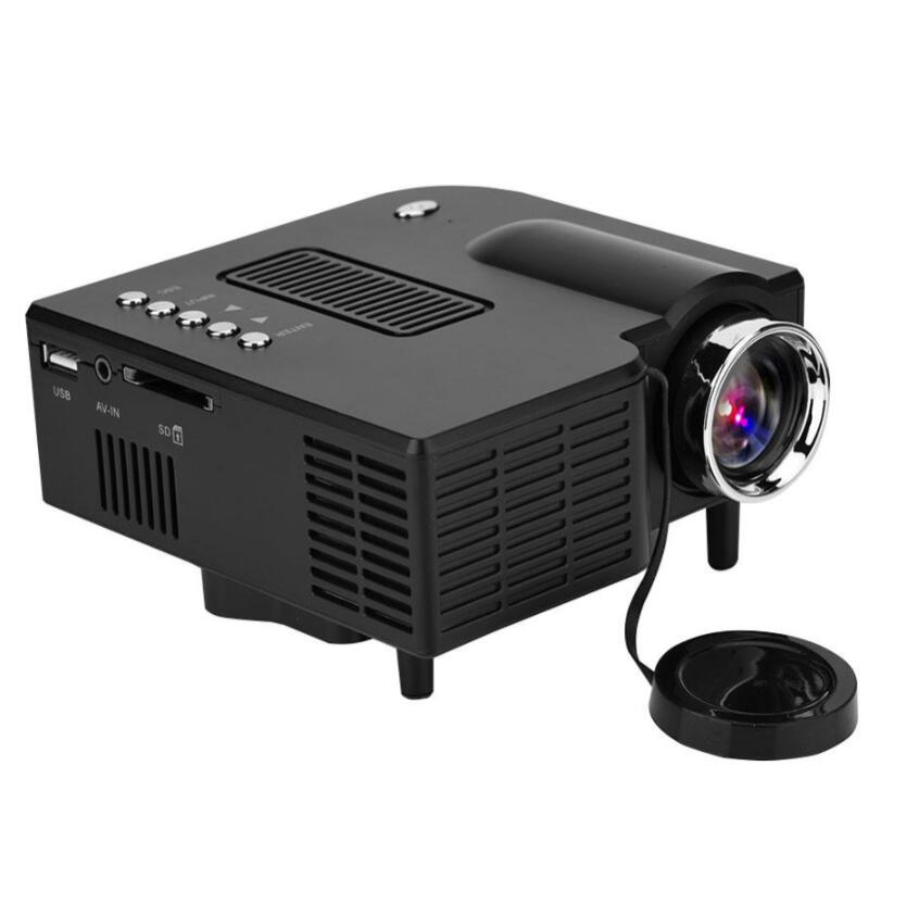 New Portable Mini LED Projector UC28+ mobile projector home HD Movie TV Cinema Theater