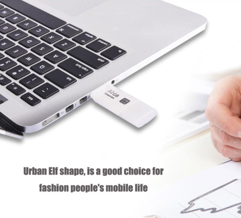 TOSHIBA flashdisks white Flash disks USB  Mini flash drive PenDrive for phones Memory Stick U301