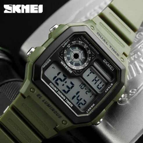 SKMEI 1299 men Smartwatches Top Brand LED smart Watches Men Military Sports LED wristwatch bracelet