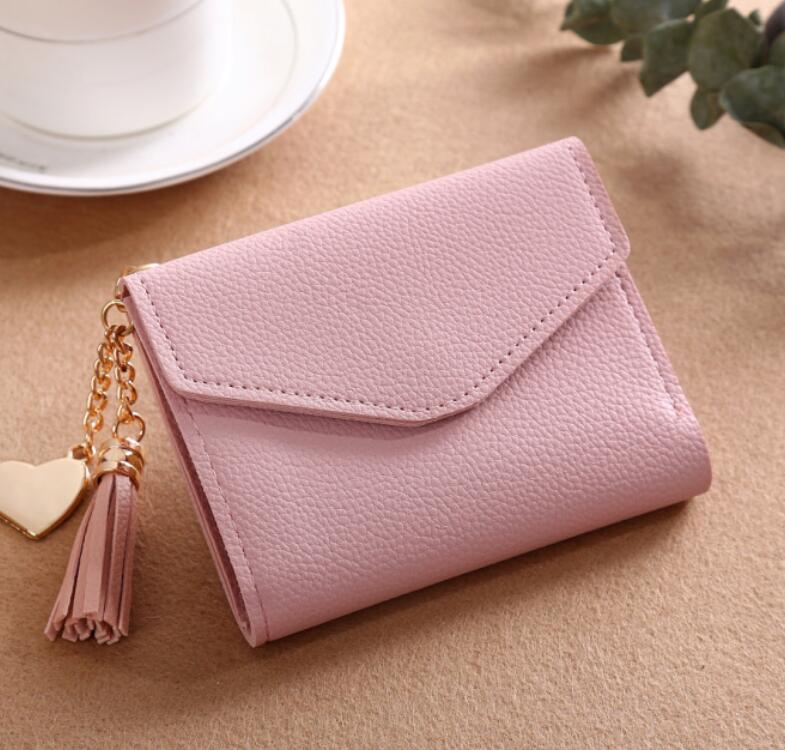 JC Short women wallets women multi-layer wallets lady purse and handbags PU handbag for women