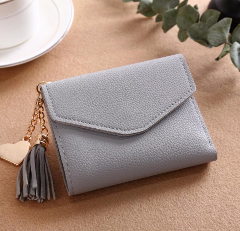 JC Short women wallets women multi-layer wallets lady purse and handbags PU handbag for women