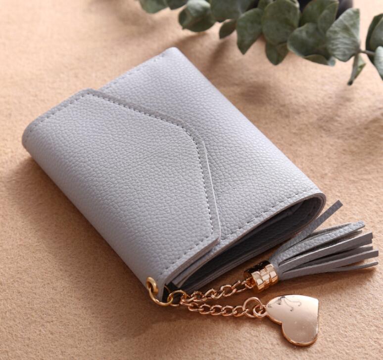 JC Short women wallets women multi-layer wallets lady purse and handbags PU handbag for women