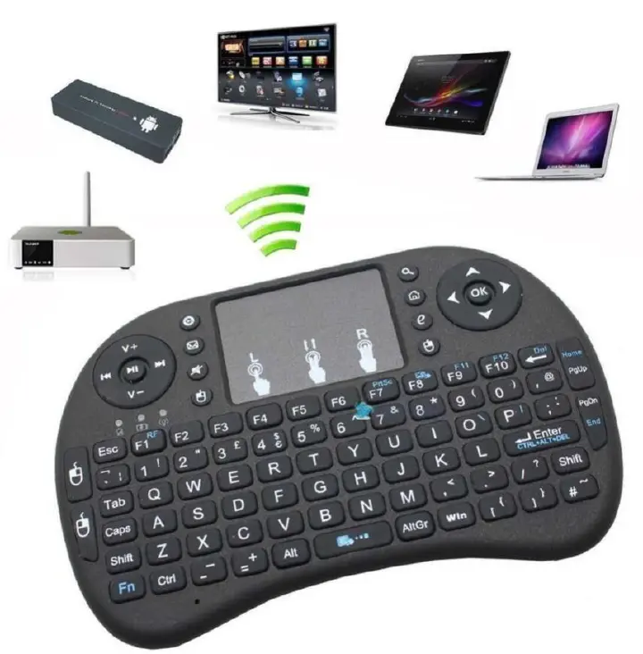 JC i8 USB Wireless Keyboards Touchpad Air Mouse bluetooth Play Game Remote Control For Smart TV Android TV BOX