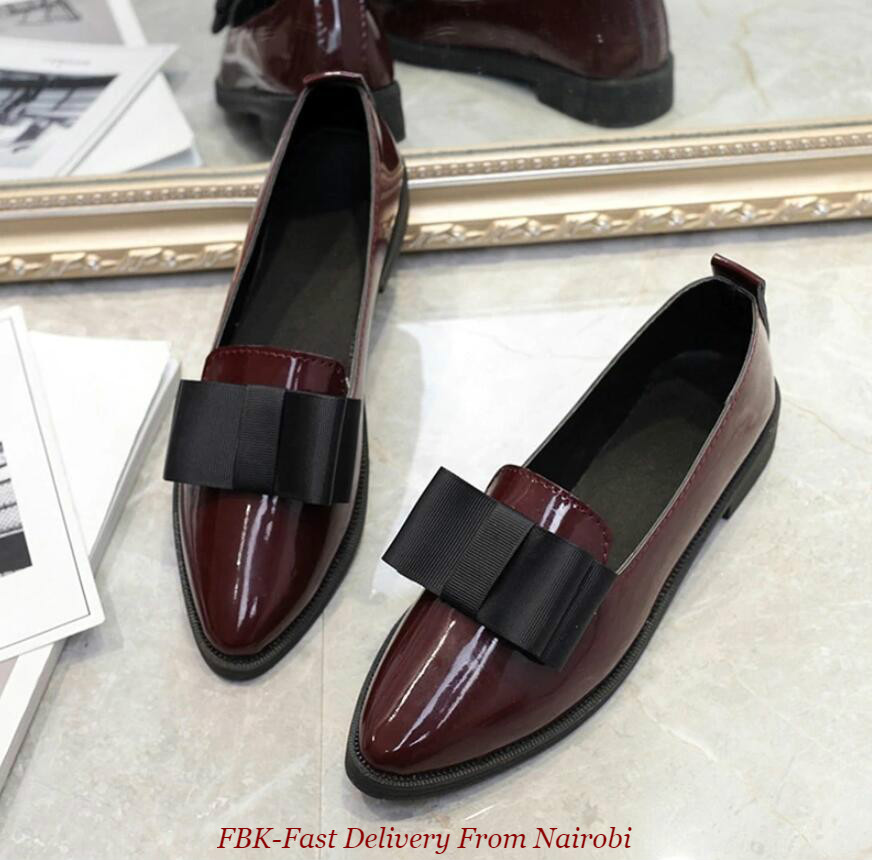 JC ladies flat women shoes patent leather shoes low heel women office casual shoes pumps fancy designer formal women light ladies