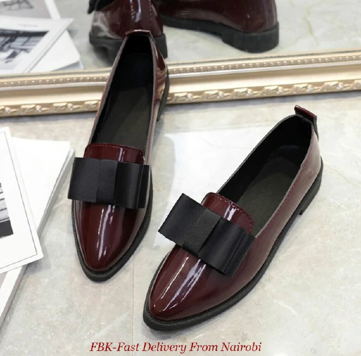 JC ladies flat women shoes patent leather shoes low heel women office casual shoes pumps fancy designer formal women light ladies