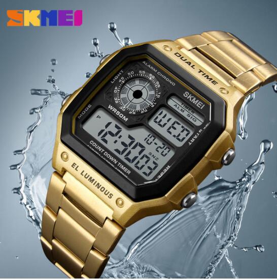 SKMEI 1335 men Smartwatches Top Brand LED smart Watches Men Military Sports LED wristwatch bracelet
