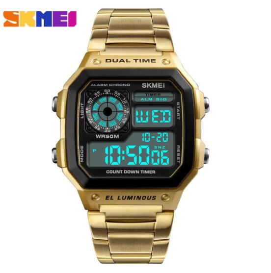 SKMEI 1335 men Smartwatches Top Brand LED smart Watches Men Military Sports LED wristwatch bracelet