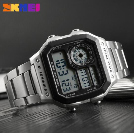 SKMEI 1335 men Smartwatches Top Brand LED smart Watches Men Military Sports LED wristwatch bracelet