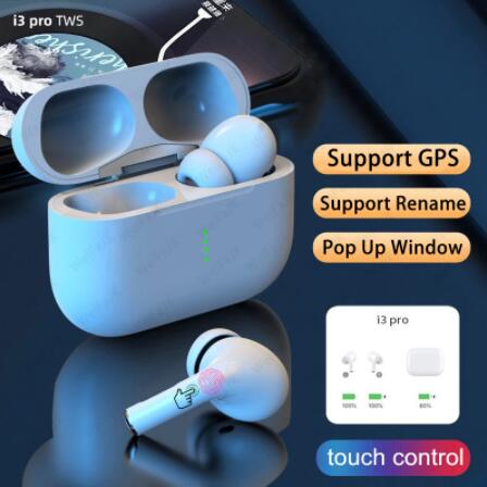 JC pro3 TWS Wireless Bluetooth Earphone Stereo Earbuds Bluetooth 5.0 in Ear EarPods for iPhone Android  With Charging Case Stereo Quality  Touch Control