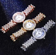 JC Top Brand Diamond women Watches for lady Fashion Watch Bracelet Jewelry