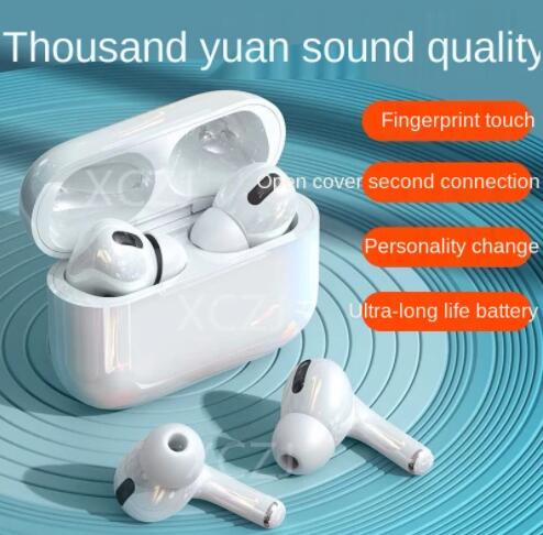 JC pro3 TWS Wireless Bluetooth Earphone Stereo Earbuds Bluetooth 5.0 in Ear EarPods for iPhone Android  With Charging Case Stereo Quality  Touch Control