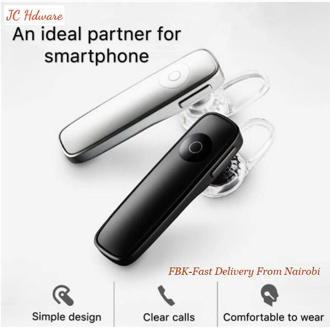 JC Bluetooth Earphones Wireless BT Earpiece V4.0 Wireless Handsfree Headset with Microphone 24 Hrs  for iphones samsung huawei