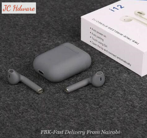 JC i12 TWS Wireless Bluetooth Earphone Wireless earbuds Mini In-ear earpods bluetooth Touch Control earphone Touch Key for smart  ios Android For iPhone Android phones