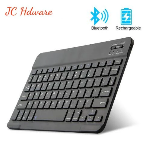 JC Mini Bluetooth Keyboard Wireless ipad Keyboard Tablet Rechargeable Keyboards For Tablet ipad cell phone Laptop wireless keyboard for all system