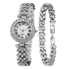 JC Top Brand Diamond women Watches for lady Fashion Watch Bracelet Jewelry