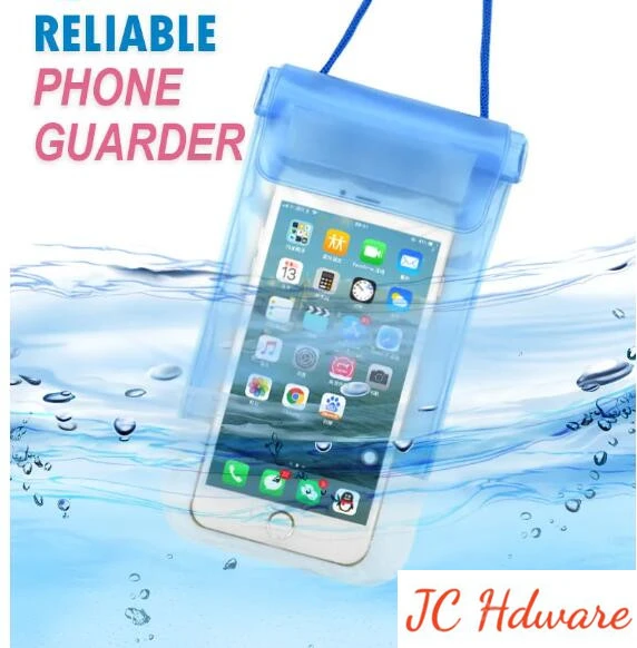 JC Zipper PVC Water proof Cell Phone Pouch Carry Cases Waterproof  Swimming Diving Bags Smart Touch Screen Mobile Phone Cases