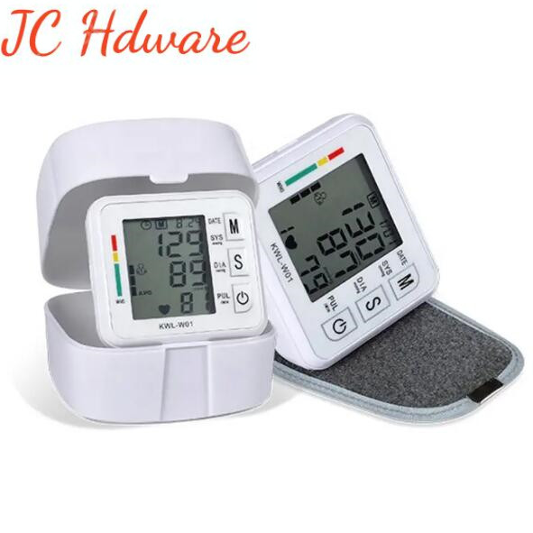 JC Digital Blood Pressure Monitor Sphygmomanometer Pulse Rate Heart Beat Rate Meter Health Care High-Quanlity digit bp monitor price electronic  machine household blood