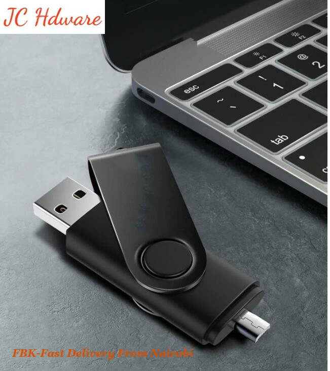 JC 2 in 1 Rotate colorful flash disks OTG USB drive flashdisks flash drive phones computer Android