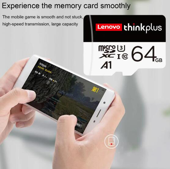 Official Original Lenovo Thinkplus Memory Cards 32GB 64GB Micro TF SD Card  100M/S Class10 SD Card for Phone Drone Camera