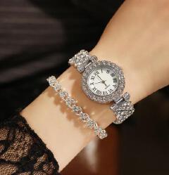 JC Top Brand Diamond women Watches for lady Fashion Watch Bracelet Jewelry