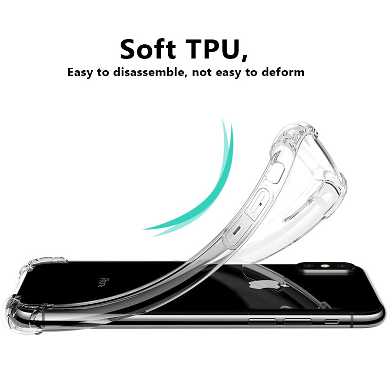iPhone 7 6 6s 8 plus TPU Soft Phone Cases Covers for iPhone 11 pro max X XS XR Case Cover Protector