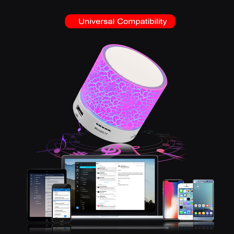 LD tech Wireless Portable Bluetooth Speaker USB FM Stereo Sound Speaker For Smart phone Computer
