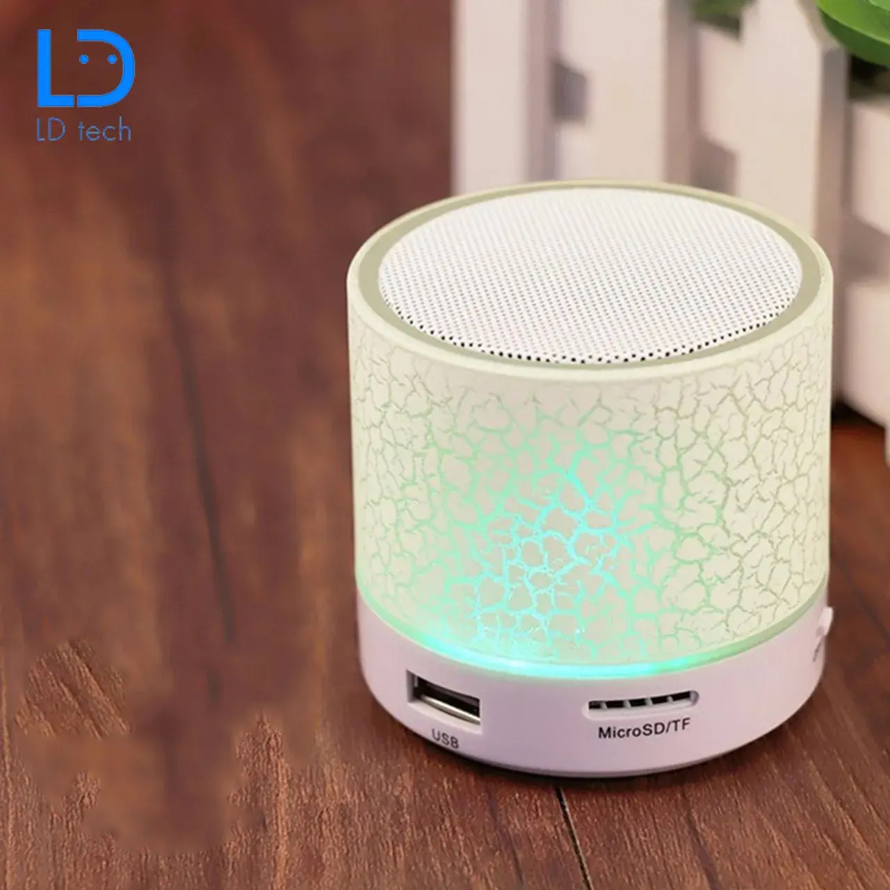 LD tech Wireless Portable Bluetooth Speaker USB FM Stereo Sound Speaker For Smart phone Computer