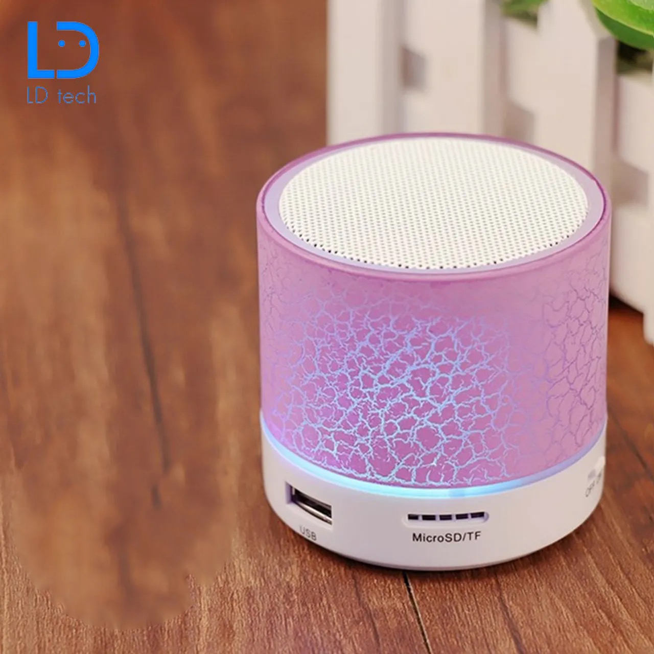 LD tech Wireless Portable Bluetooth Speaker USB FM Stereo Sound Speaker For Smart phone Computer