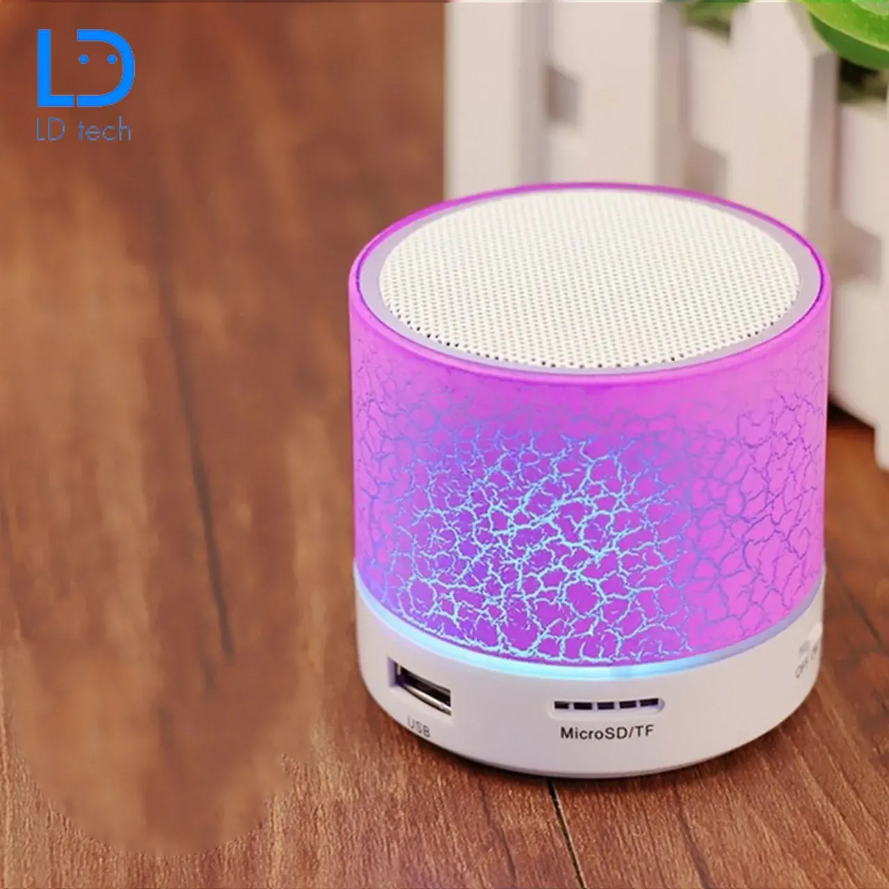 LD tech Wireless Portable Bluetooth Speaker USB FM Stereo Sound Speaker For Smart phone Computer