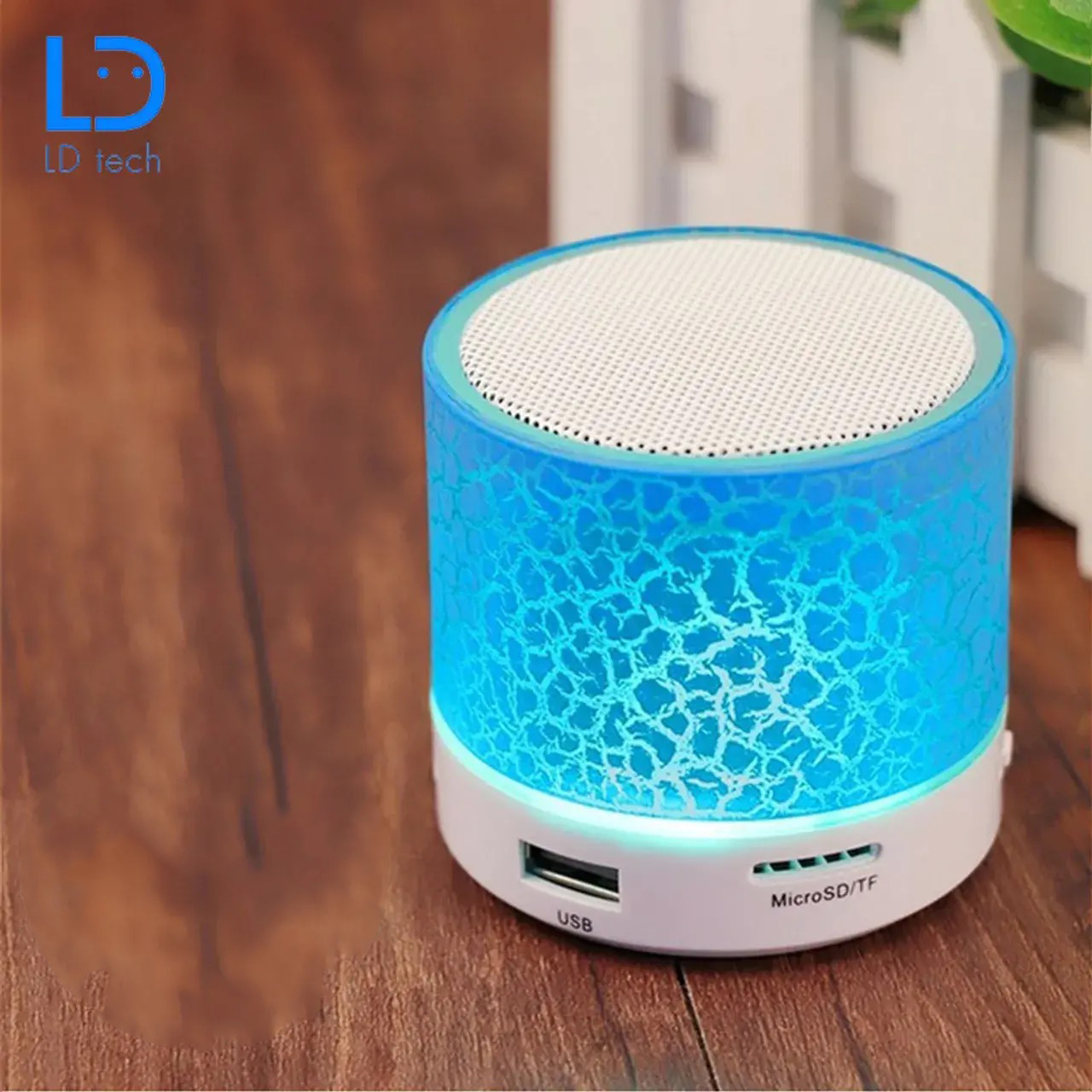 LD tech Wireless Portable Bluetooth Speaker USB FM Stereo Sound Speaker For Smart phone Computer