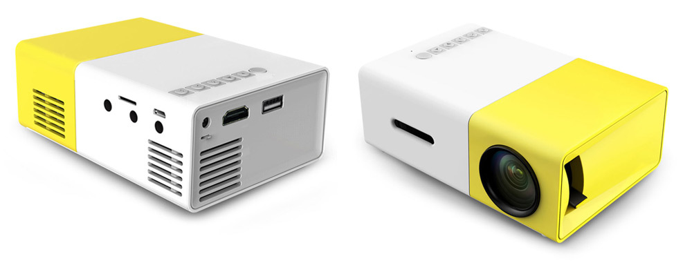 LD tech Mini LCD LED Projector 400-600LM 1080P Video Best Home Theatre