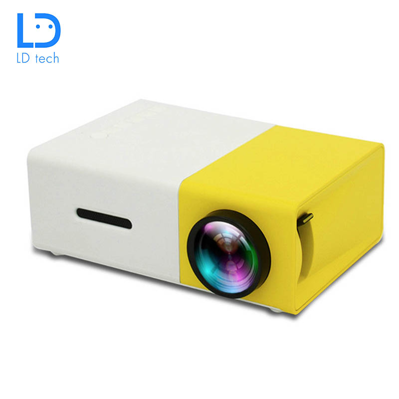 LD tech Mini LCD LED Projector 400-600LM 1080P Video Best Home Theatre