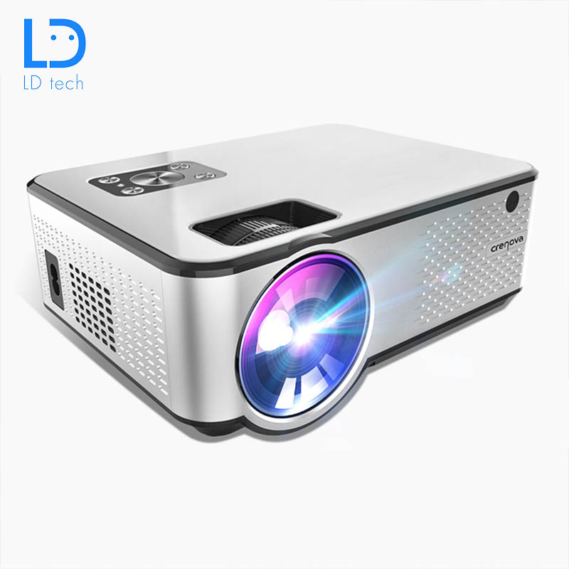 LD tech Android Projector 1280*720P Support 4K Videos Via HDMI Home Theatre Movie Video Projector