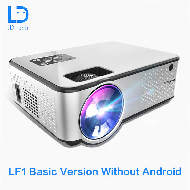 LD tech Android Projector 1280*720P Support 4K Videos Via HDMI Home Theatre Movie Video Projector