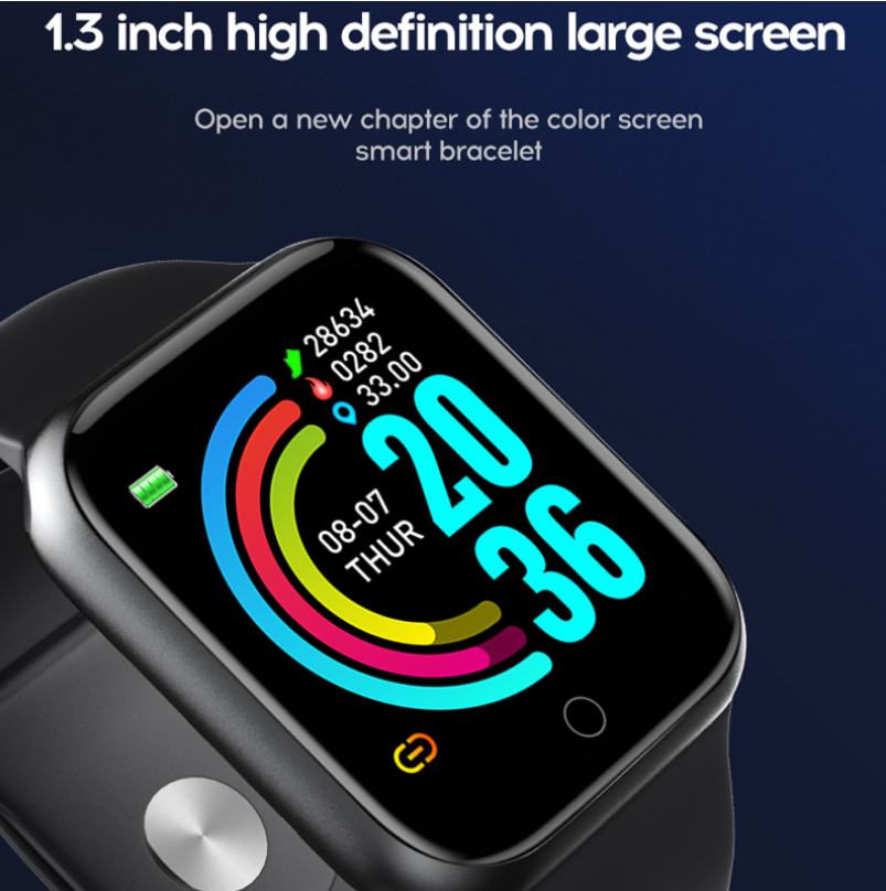 LD Tech Smart Watches Sport Waterproof Smart Bracelet Heart Rate Blood Pressure Tracker For Phones