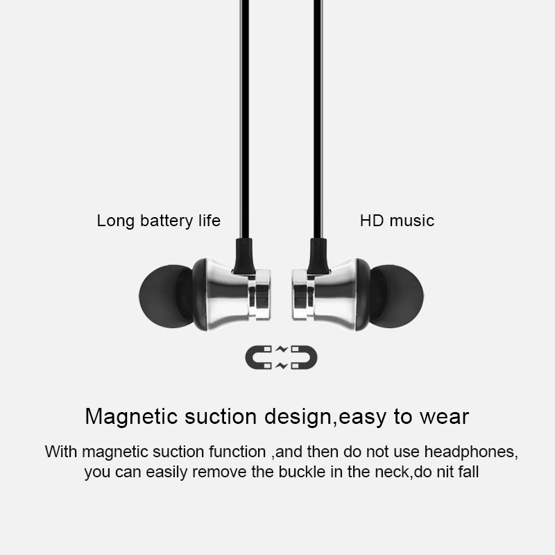 LD Tech Magnetic Bluetooth Earphones Sports Waterproof Earbuds Headset For iPhone Samsung Phones