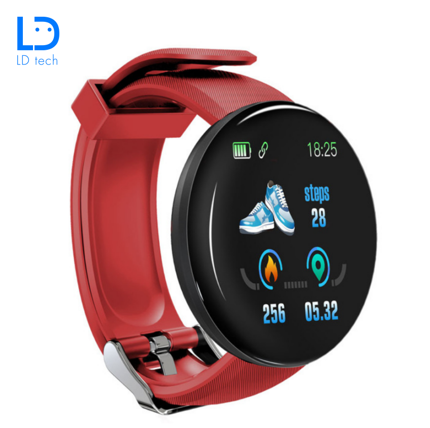 LD Tech Bluetooth Smart Band Blood Pressure Round Smart watch Waterproof Sport Tracker For Phones