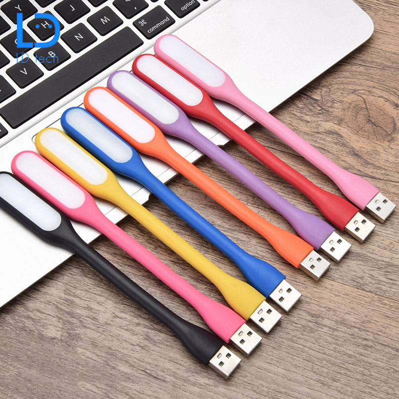 LD tech Creative USB Fan Flexible Portable Mini Fan and USB LED Light Lamp For Notebook &amp; Computer