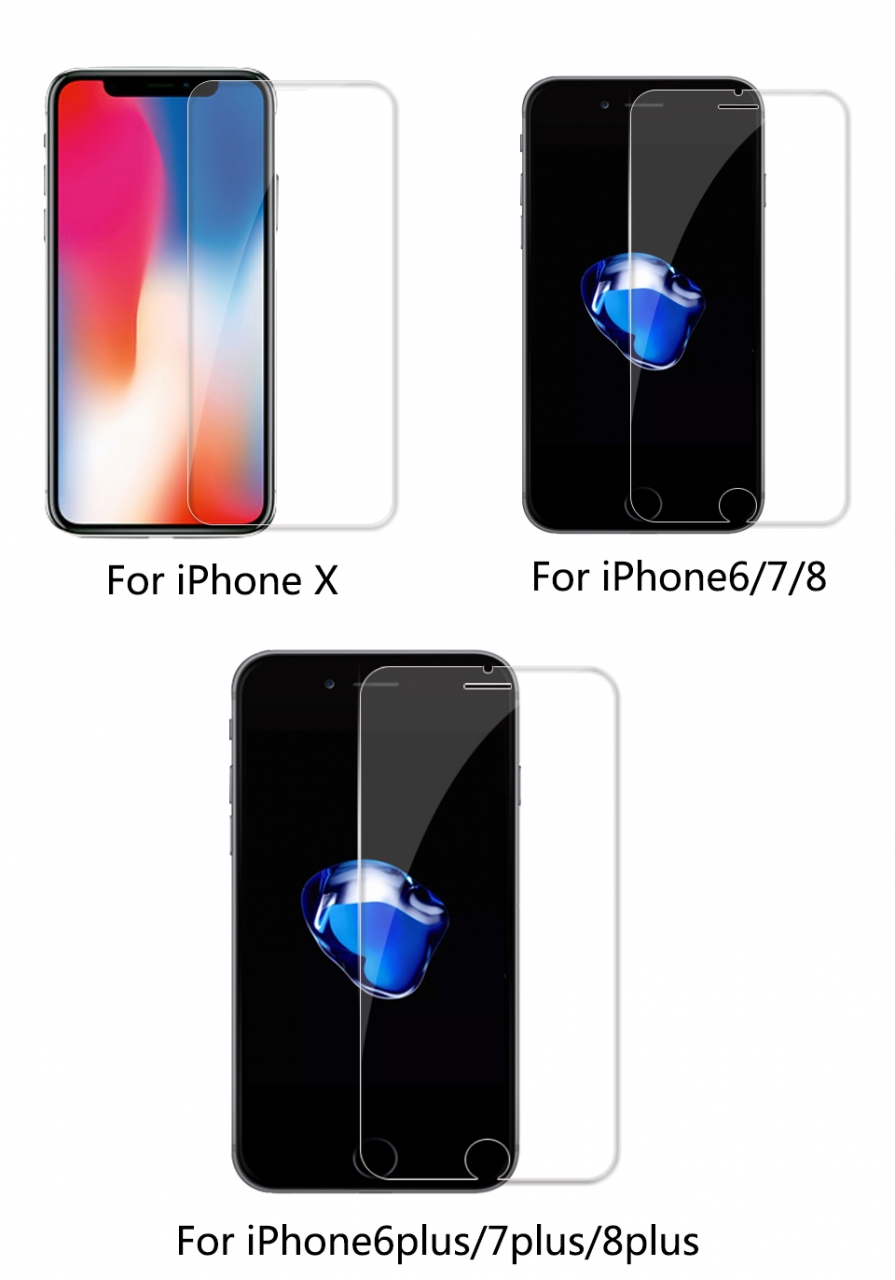 LD Tech Phone Protective Tempered Glass For iPhone 6 7 8 Plus Glass iPhone 5 Screen Protector Phones