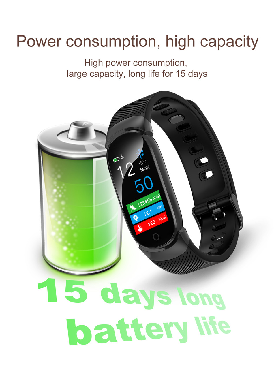 LD Tech New Smart Watches Smart Bracelet Band Bluetooth Heart Rate Monitor Fitness Tracker