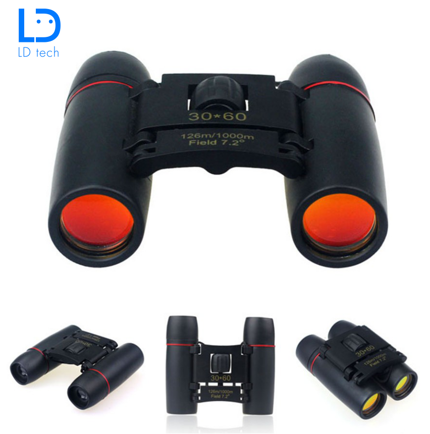 LD Tech Zoom Telescope 30x60 Folding Binoculars Light Night Vision For Outdoor Bird Watching Travel