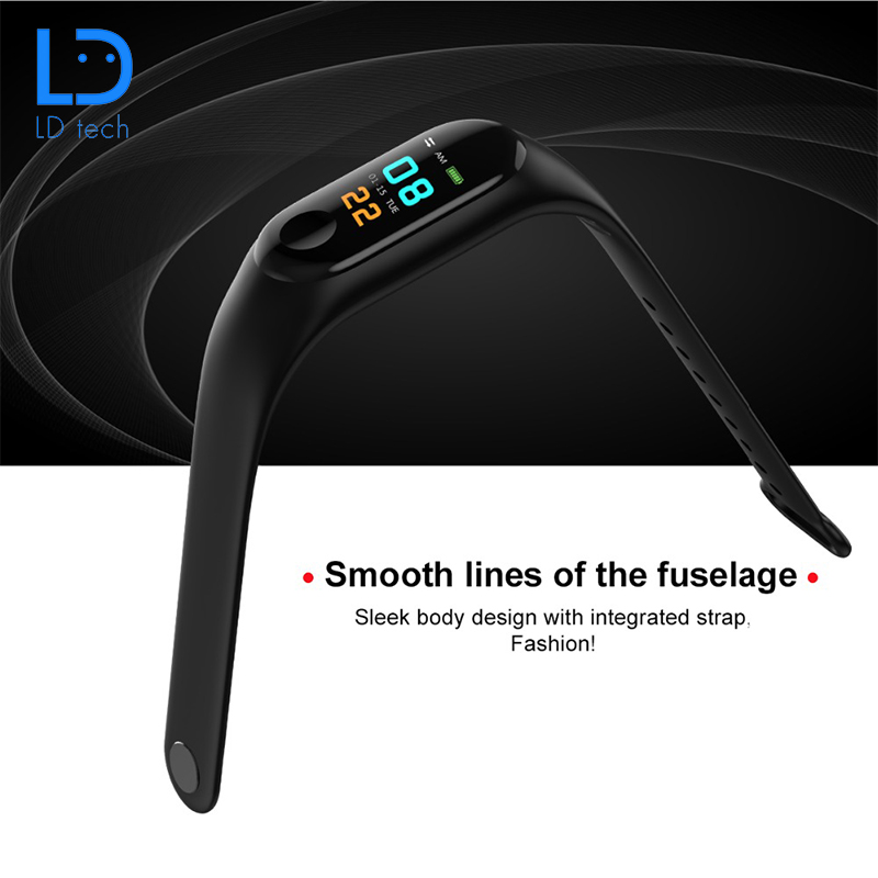 LD tech Sport Smart watch smart Band Bracelet M3 Monitor Waterproof Smart Wristbands fitness Tracker