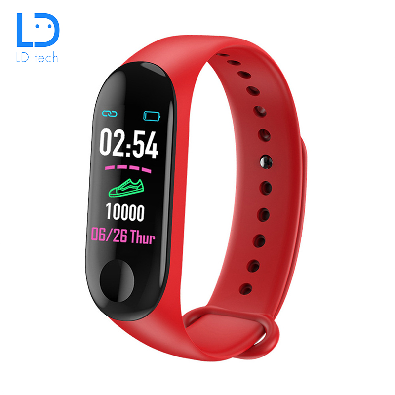 LD tech Sport Smart watch smart Band Bracelet M3 Monitor Waterproof Smart Wristbands fitness Tracker