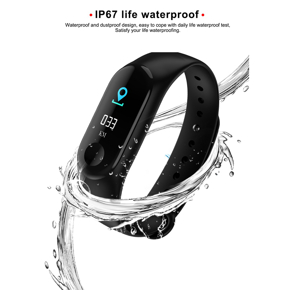 LD tech Sport Smart watch smart Band Bracelet M3 Monitor Waterproof Smart Wristbands fitness Tracker