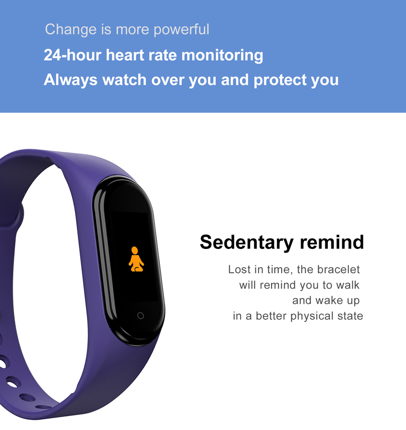 LD tech Smart Wristband M4 Smart Bracelet Smart Band Fitness Tracker Smart Watch